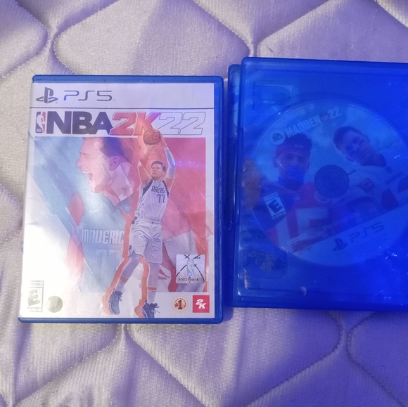 NBA 2k 22 and NFL Madden 22